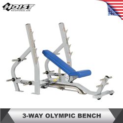 Hoist Fitness CF-2179-B 3-WAY OLYMPIC BENCH