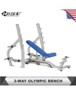 Hoist Fitness CF-2179-B 3-WAY OLYMPIC BENCH