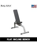 BODY-SOLID HEAVY DUTY FLAT INCLINE BENCH GFI21