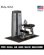 BODY-SOLID PRO DUAL AB AND BACK MACHINE DABB-SF