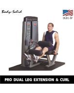 BODY-SOLID PRO DUAL LEG EXTENSION & CURL DLEC-SF