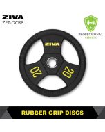 ZIVA PERFORMANCE RUBBER GRIP DISCS 1.25-25 Kg.7 Pairs